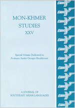 The Mon-Khmer Studies Journal Volumn 25