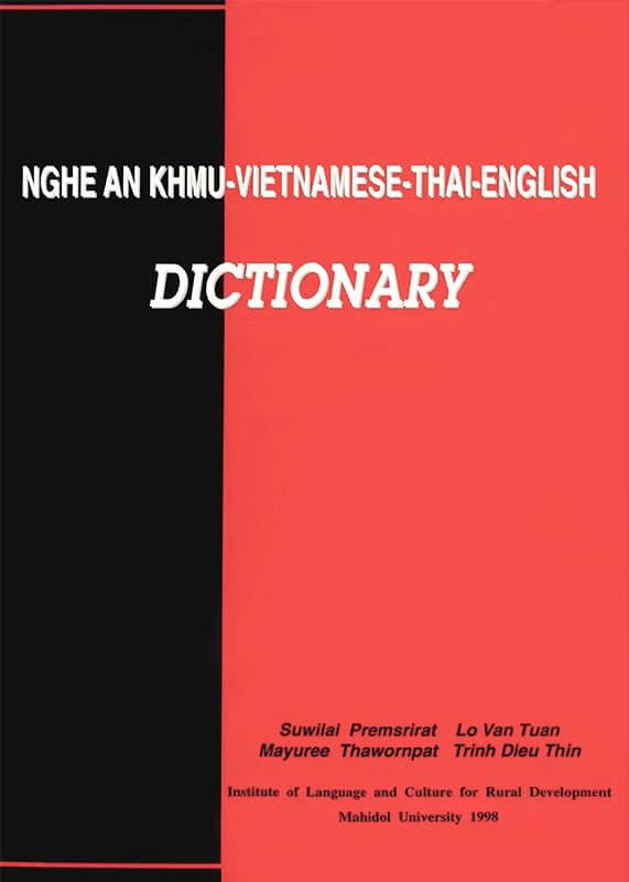 2. Nghe An Khmu - Vietnamese - Thai - English Dictionary